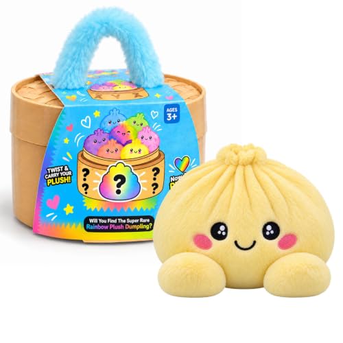 TYII™ Mystery Plush Dumpling – Surprise Collectible Soft Toy with Steamer Basket Gift Box
