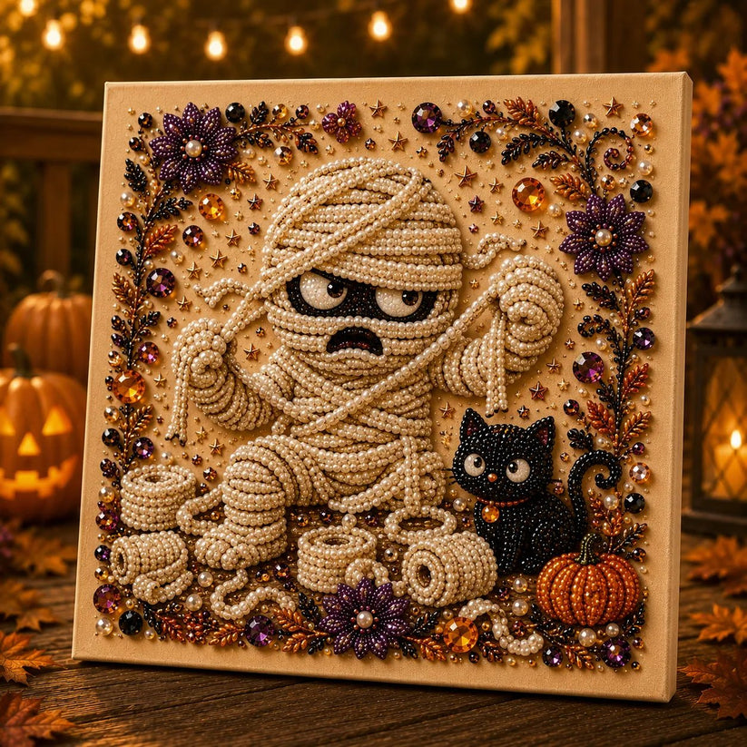 ๐ป๐ 3D Pearl Art Halloween DIY Kit