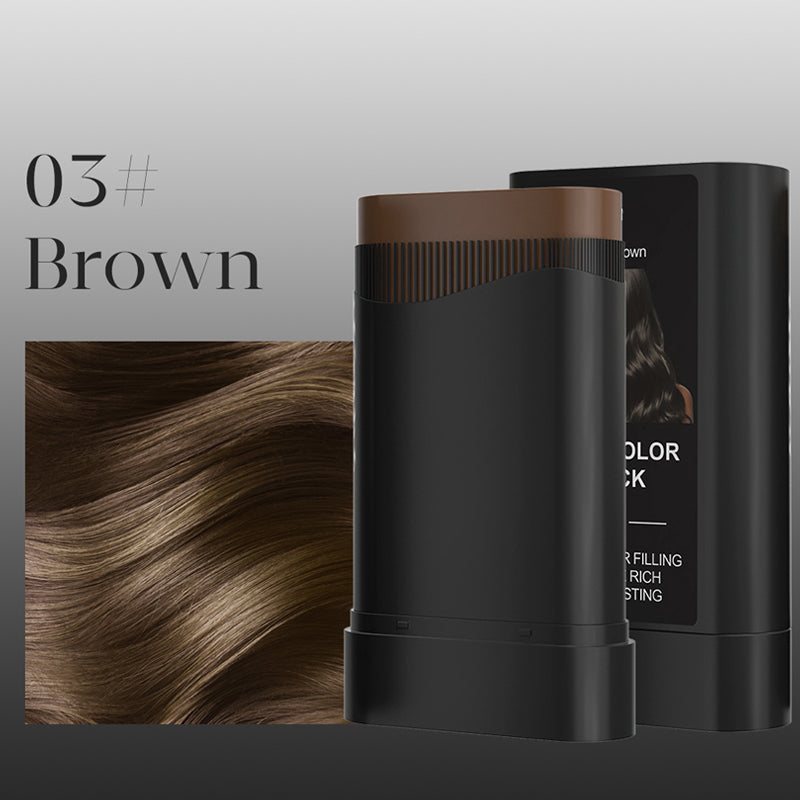 Waterproof Hair & Beard Color Filler Stick – Instant Gray Coverage with Comb Applicator