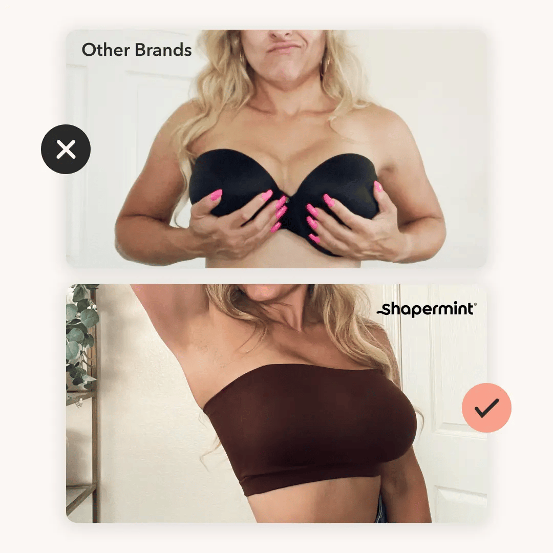 💖💃Convertible Strapless Push-Up Bra – Anti-Slip Support with Removable Straps