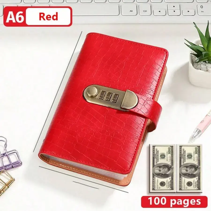 TYIIPRO™ Cash Savings Binder with Combination Lock – Large Capacity Money Organizer & Secure Cash Storage Book