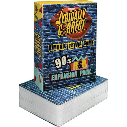🎤Lyrically Correct: ’90s R&B Expansion Pack – 80 Cards of Old-School Hits & Ultimate Music Trivia