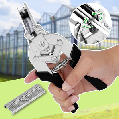TYIIPRO™ M-Type Hog Ring Pliers Kit – Semi-Automatic Spring-Loaded Fence & Cage Repair Tool