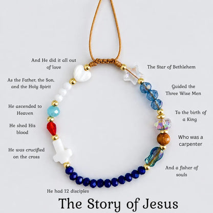✝️Handmade Story of Jesus Bracelet