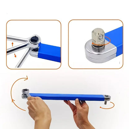 TYIIPRO™ Offset Extension Wrench – Universal Tool Extender for Tight Spaces 🔧Free Shipping