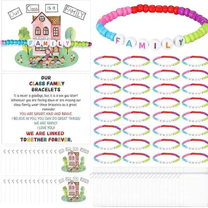 ✨🌈Pack of 25 Welcome BeadBracelets - StrengthenClassroom Friendship & SpreadWarm Kindness!