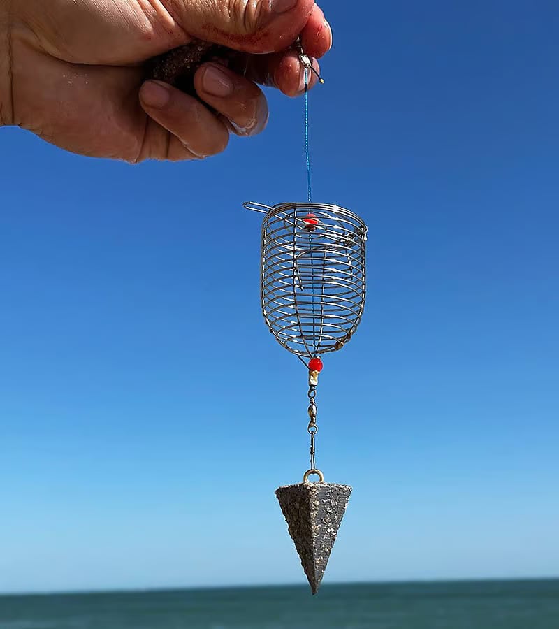 Tyiipro™ Stainless Steel Fishing Bait Cage Feeder – Durable Fish Attracting Rig Attachment