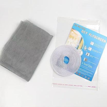 DIY Cut-to-Size Self-Adhesive Window Screen Mesh – No-Drill Mosquito & Insect Fly Screen