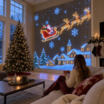 Tyiipro™ Smart LED Curtain Lights – Bluetooth, Customizable, USB-Powered & IP65 Waterproof