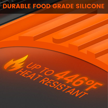 TYIIPRO™ Silicone Grill Side Shelf Mat – Heat Resistant BBQ Tool Organizer