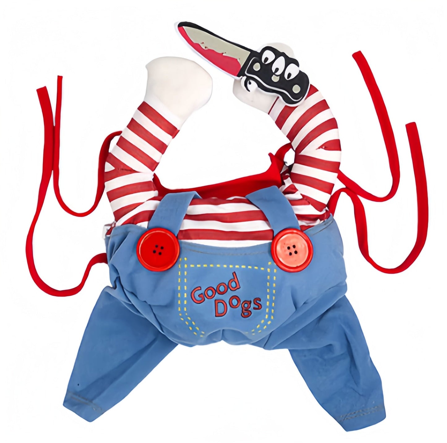 Funny Killer Pet Costume – Turn Your Cat or Dog Into a Tiny Psycho 🔪😂