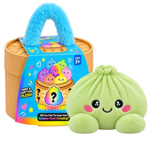 TYII™ Mystery Plush Dumpling – Surprise Collectible Soft Toy with Steamer Basket Gift Box