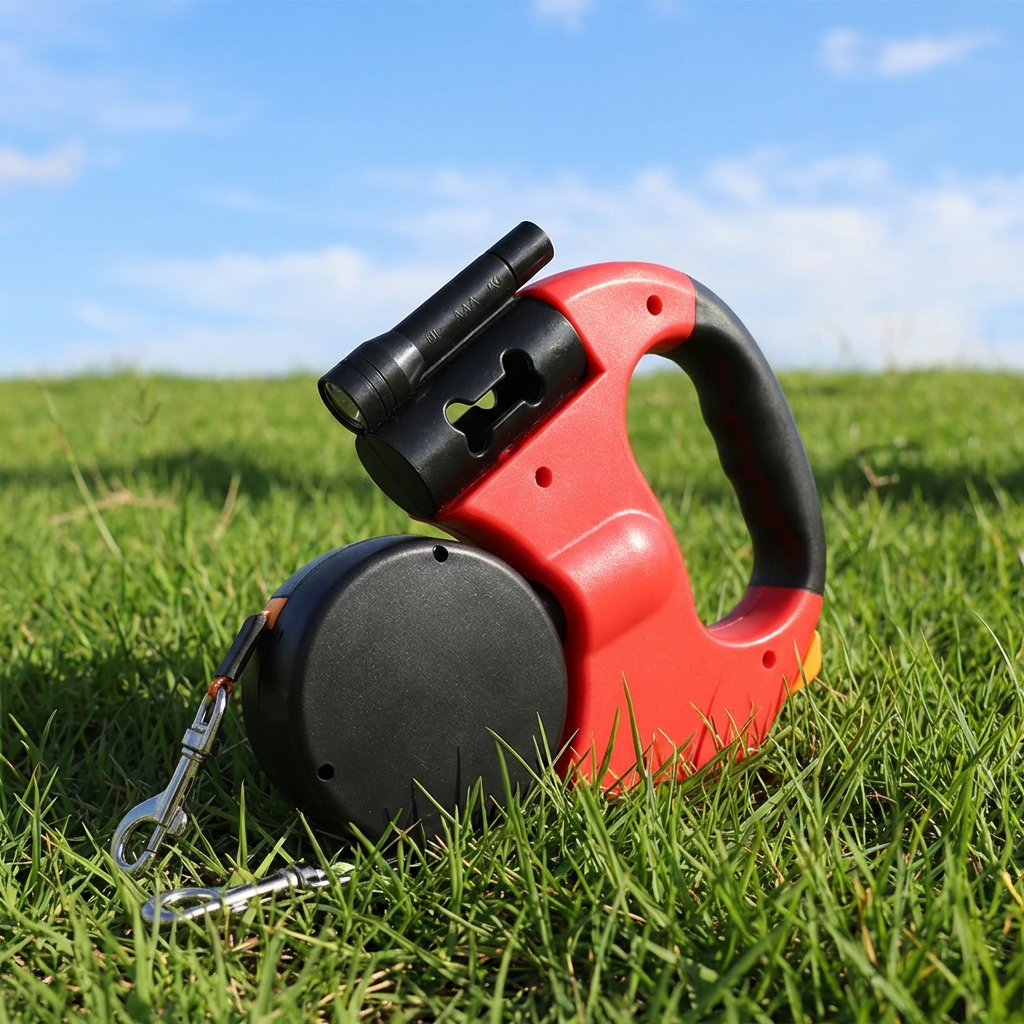 Retractable Dog Leash for Walking Two Dogs