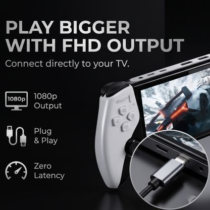 🎄Christmas Sale 40% OFF🎁 Retro Handheld Game Console – 5-Inch IPS Screen, 20,000+ Preloaded Games & Dual Joysticks