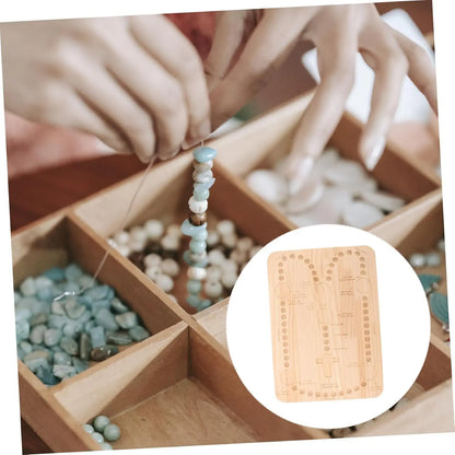 TYII™ Wooden Rosary Bead Board – Prayer Beading Tray for Rosary, Bracelet & Necklace Making