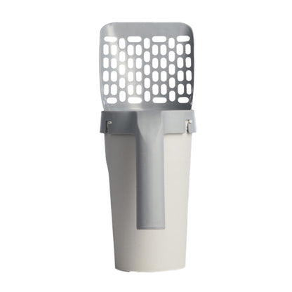 TYIIPRO™ 2-in-1 Cat Litter Scoop with Built-In Waste Bag Dispenser – Includes 2 Bag Rolls