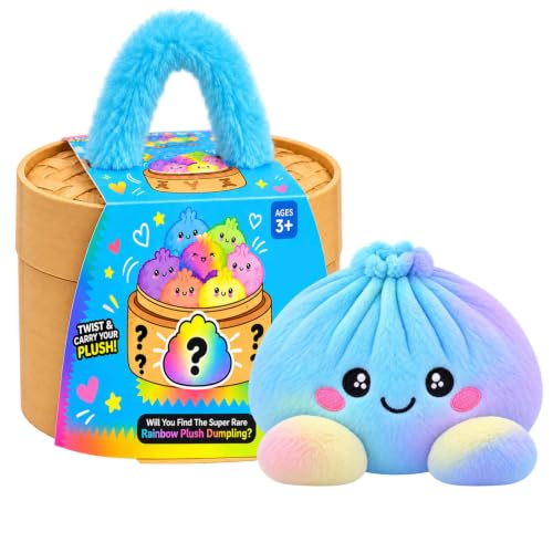 TYII™ Mystery Plush Dumpling – Surprise Collectible Soft Toy with Steamer Basket Gift Box
