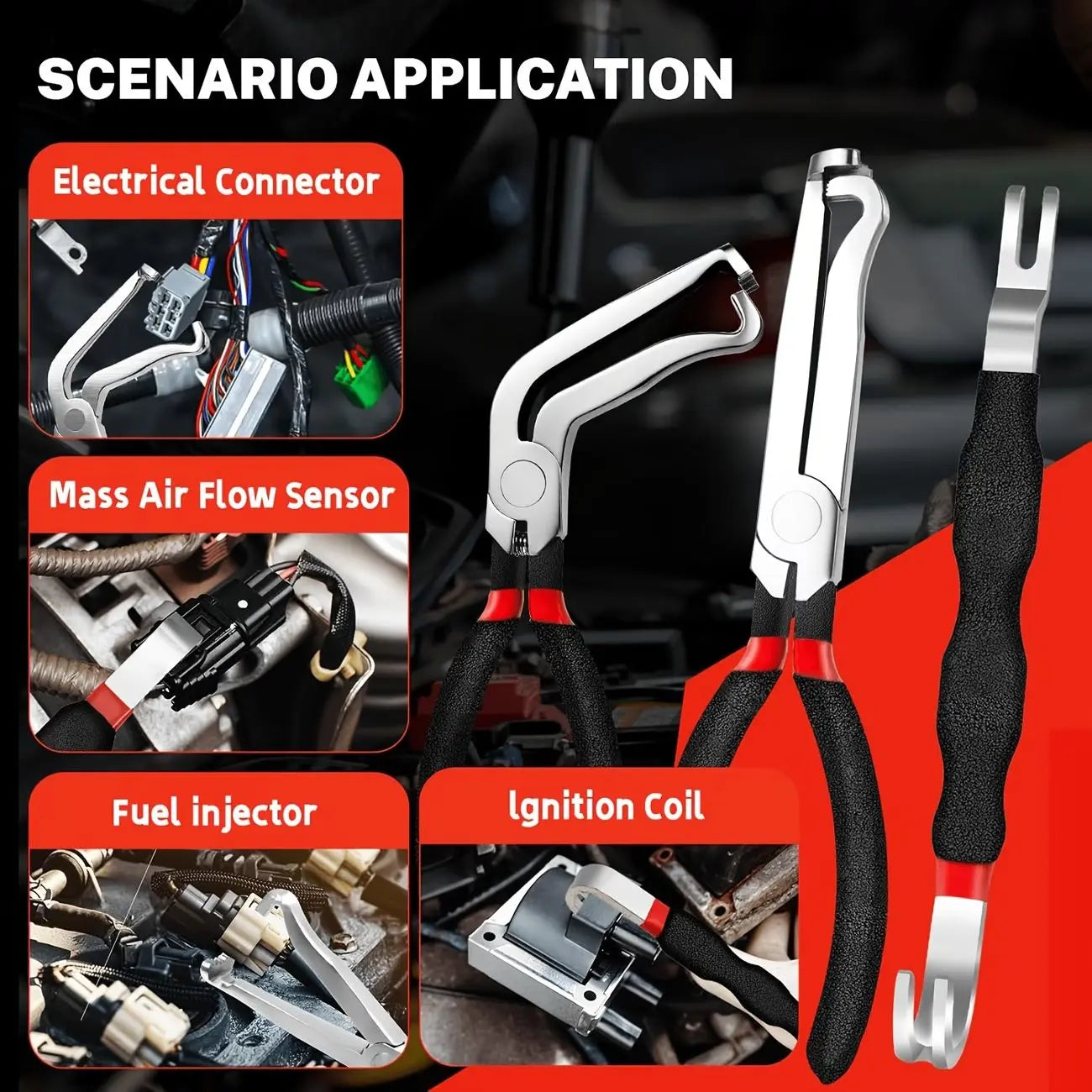 🔥Free Shipping🔥TYIIPRO™ 5PCS Automotive Electrical Disconnect Pliers Tool Set