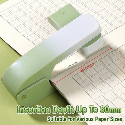 TYIIPRO™ 360° Rotating Swing Arm Stapler – Long Reach Adjustable Stapler for Booklets, Crafts & Center Stapling