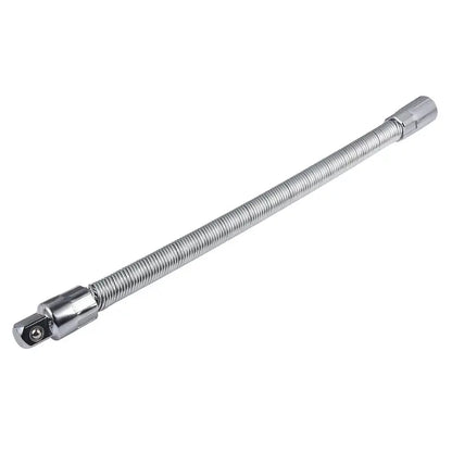 TYIIPRO™ Flexible Socket Extension Bar Set – Bendable Ratchet Wrench Extensions for Tight Spaces, CR-V Steel Automotive Repair Tool Kit