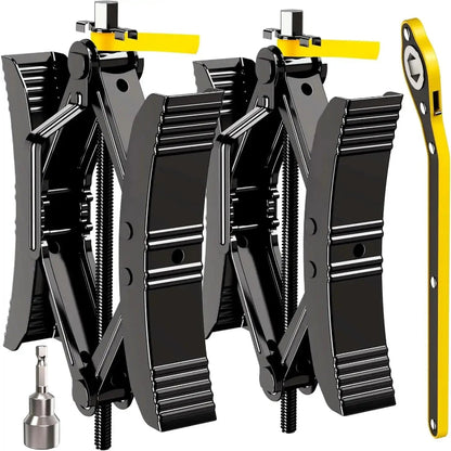 TYIIPRO™ RV Tire Stabilizer – X-Shaped Dual Tire Chock for Travel Trailers, Motorhomes & Campers