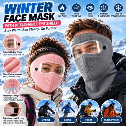 Tyiipro™ Winter Face Mask with Detachable Eye Shield