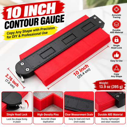 📐💪 Easy Shape Contour Gauge Duplicator – Perfect for DIY, Precise Tracing & Transfers 🔧