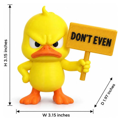 TYII™ Funny Angry Duck Figurine