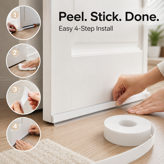 16.4FT Weatherproof Door & Window Seal Strip – Stop Drafts, Dust & Water Gaps