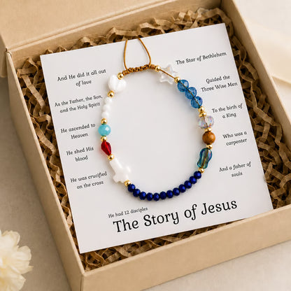 ✝️Handmade Story of Jesus Bracelet
