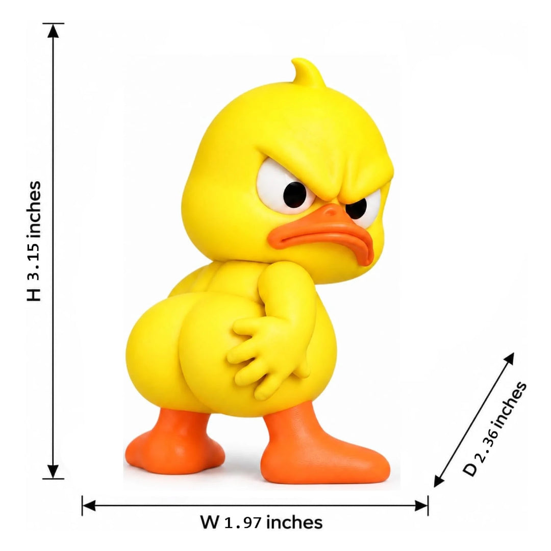 TYII™ Funny Angry Duck Figurine