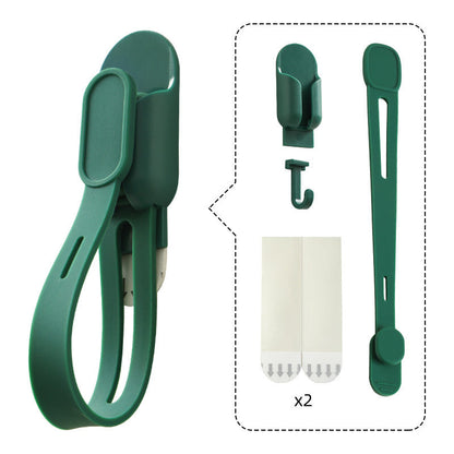 3-in-1 Adhesive Hook & Cable Organizer | No-Drill Storage