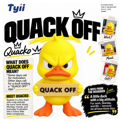 TYII™ Funny Angry Duck Figurine