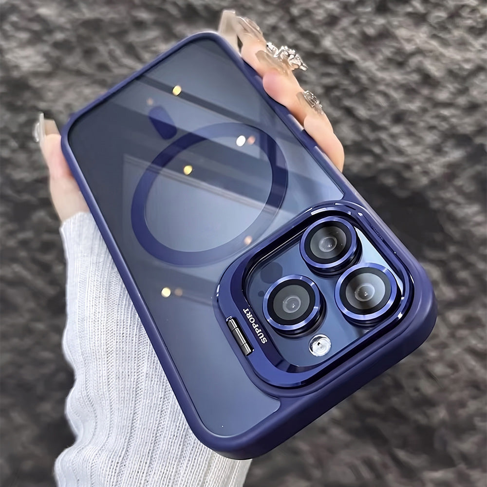 TYIIPRO™ Magnetic Phone Case with Camera Protection & Built-In Stand