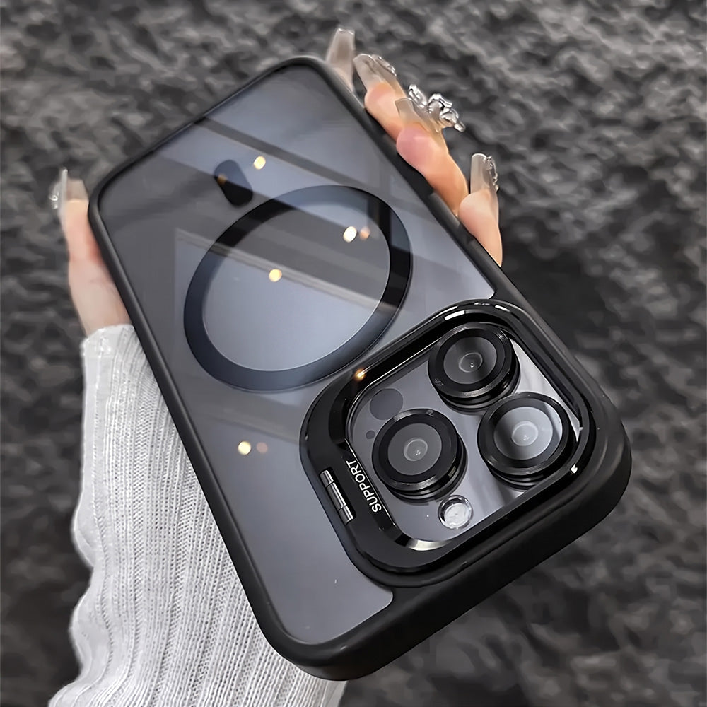 TYIIPRO™ Magnetic Phone Case with Camera Protection & Built-In Stand