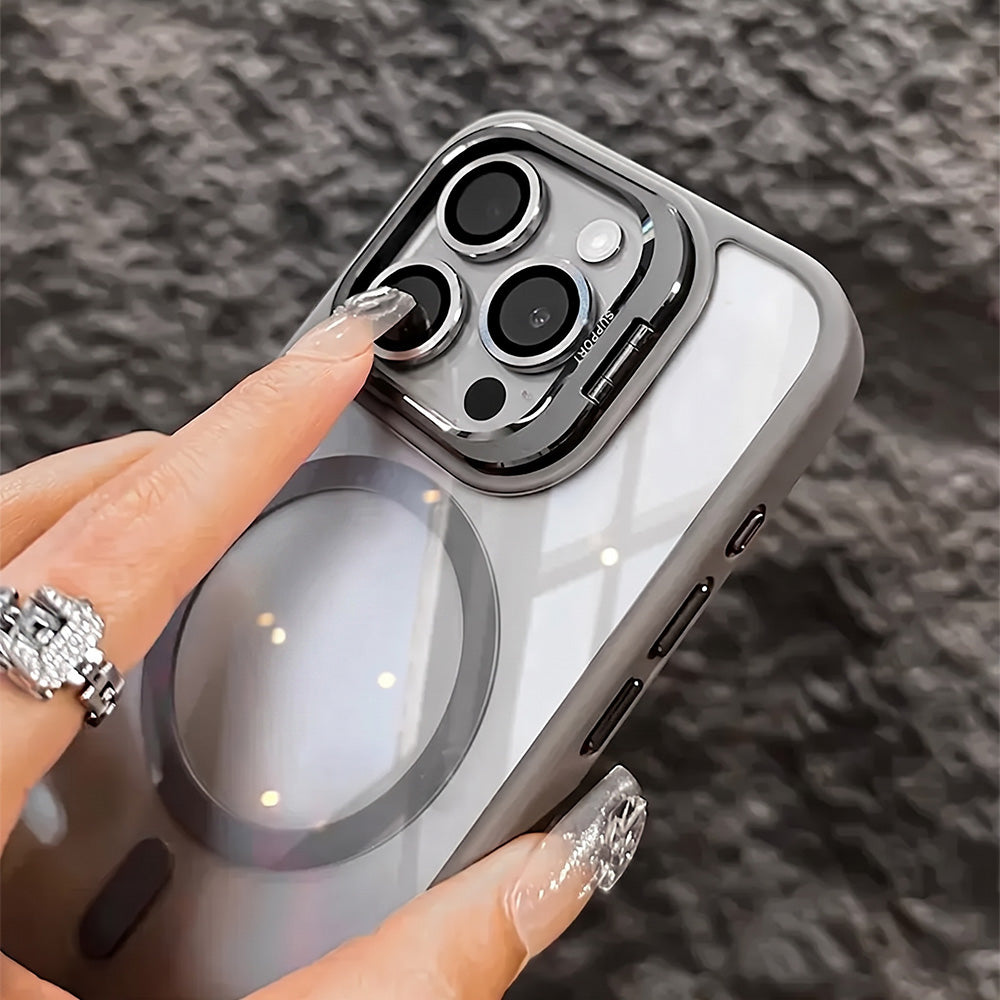 TYIIPRO™ Magnetic Phone Case with Camera Protection & Built-In Stand