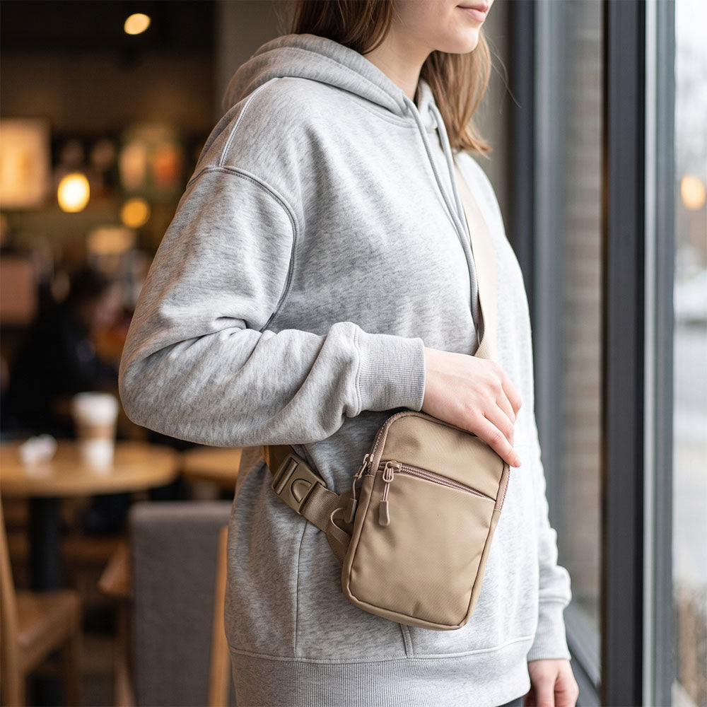 TYIIPRO™ Anti-Theft Everyday Sling Bag – Lightweight Crossbody Travel Pack