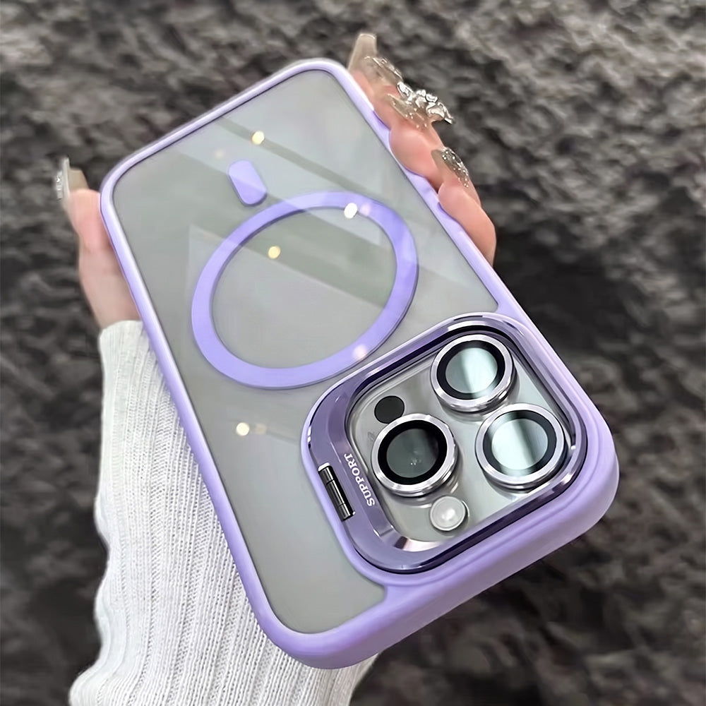 TYIIPRO™ Magnetic Phone Case with Camera Protection & Built-In Stand