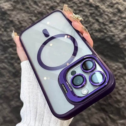 TYIIPRO™ Magnetic Phone Case with Camera Protection & Built-In Stand