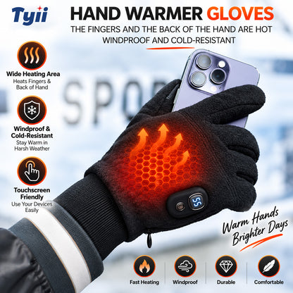 🔥Free Shipping🔥TYII™ Rechargeable Heated Gloves – 5-Level Temperature Control, Touchscreen Winter Thermal Gloves