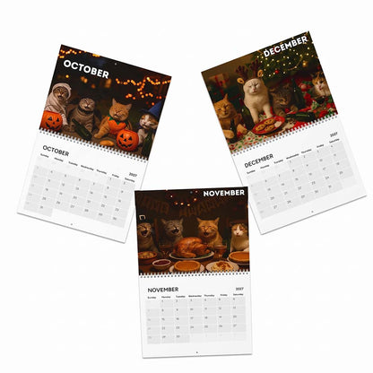 🍺🐱TYIIPRO™ Drunk Cats 2027 Calendar