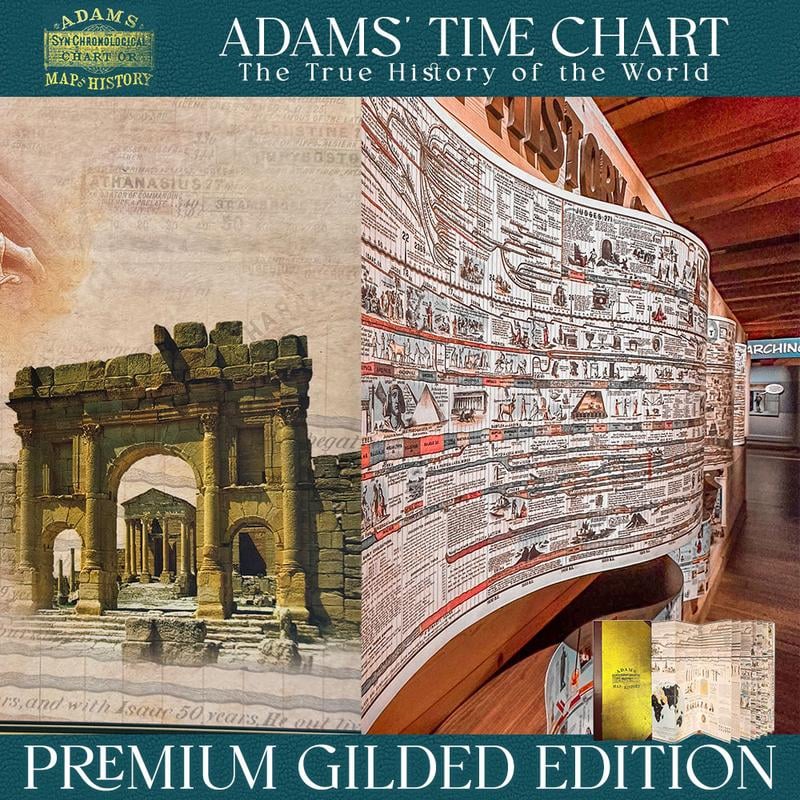 Synchronological History Chart – 6,000 Years of Biblical & World Events in One Fold-Out Timeline