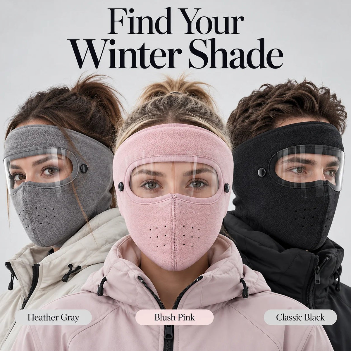 Tyiipro™ Winter Face Mask with Detachable Eye Shield