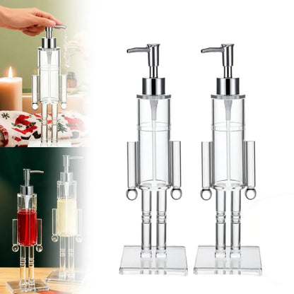 🎄Christmas Nutcracker Soap Dispenser – Festive Holiday Hand Soap Pump for Bathroom & Kitchen Decor