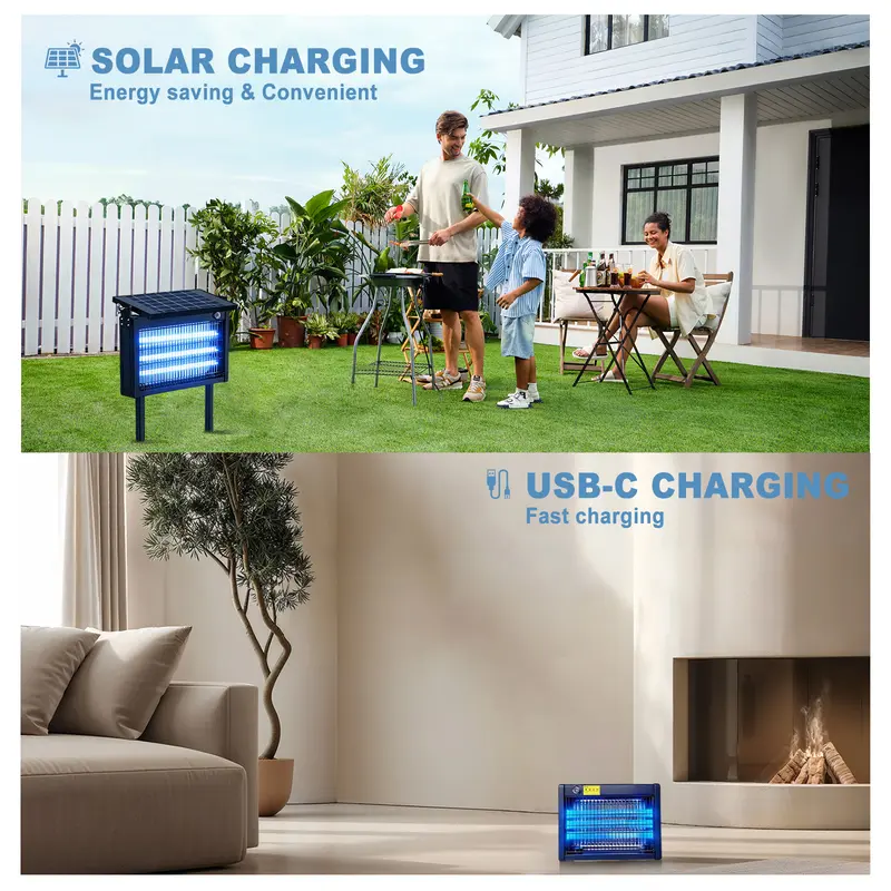 Tyiiplus™ Solar Bug Zapper Outdoor