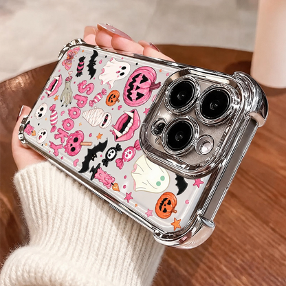 🎃TYIIPRO™ Halloween Candy Ghost Phone Case – Cute Pumpkin & Ghost Design, Shockproof Magnetic Case