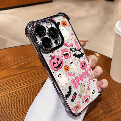 🎃TYIIPRO™ Halloween Candy Ghost Phone Case – Cute Pumpkin & Ghost Design, Shockproof Magnetic Case