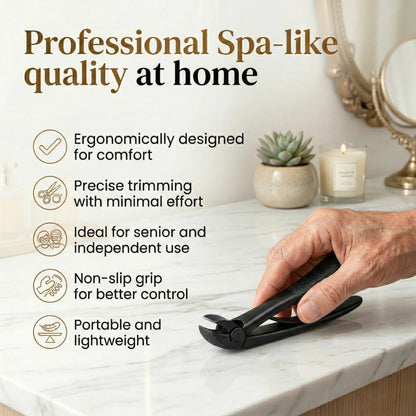 TYIIPRO™ Nail Clipper for Seniors, Wide Jaw Long Handle Clipper for Thick Nails