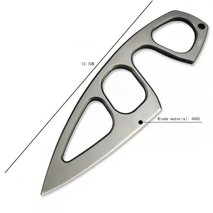 TyiiPlus Tactical EDC Knife with Multi-Carry Sheath & Belt Clip