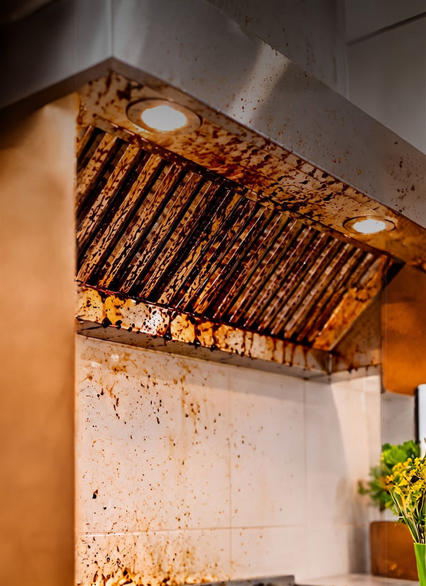 Sticky Grease. Tough Buildup.